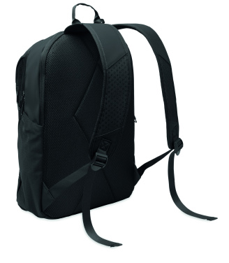 Logo trade corporate gifts image of: 15" soft PU laptop backpack