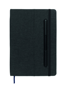 Logo trade business gift photo of: A5 notebook with phone holder