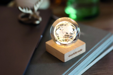 Logo trade corporate gift photo of: LED globe glass ball