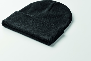 Logo trade corporate gifts image of: Knitted beanie with cuff