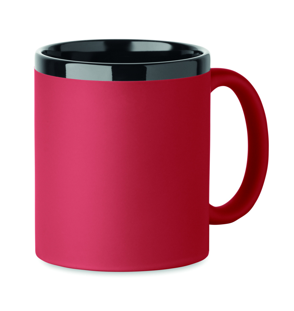 Logo trade promotional gift photo of: Ceramic mug for laser 300 ml