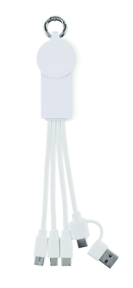 Logo trade promotional items picture of: 2 in 1 charging cable type-C