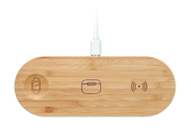Logotrade promotional items photo of: 3 in 1 15W wireless charger