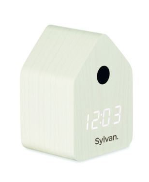 Logo trade corporate gifts picture of: MDF cuckoo alarm clock