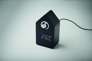 Logo trade promotional gifts picture of: MDF cuckoo alarm clock