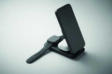 Logo trade promotional items image of: 3 in 1 wireless charger 15W