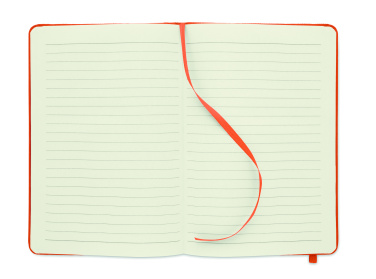 Logo trade business gifts image of: A5 RPET notebook 80 lined