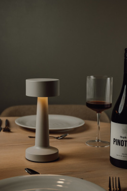 Logo trade business gifts image of: VINGA Maris RCS recycled ABS table lamp