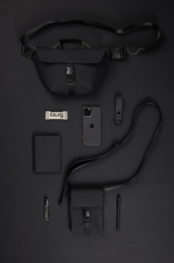 Logo trade promotional giveaways image of: VINGA Baltimore RCS sling bag