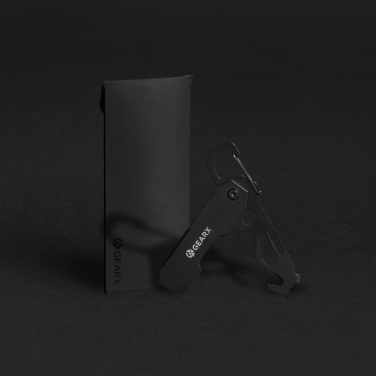 Logo trade business gift photo of: Gear X foldable EDC tool with carabiner and parcel cutter