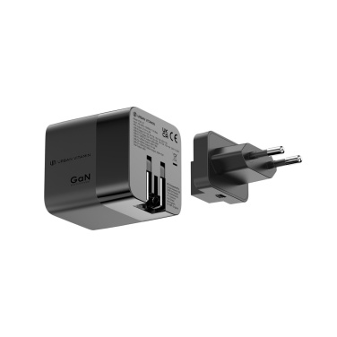 Logotrade promotional item picture of: Urban Vitamin Mendocino 65W GaN charger retractable cable