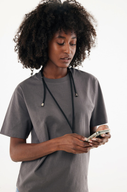 Logo trade promotional giveaways picture of: CarryLoop RCS recycled PET adjustable phone holder lanyard