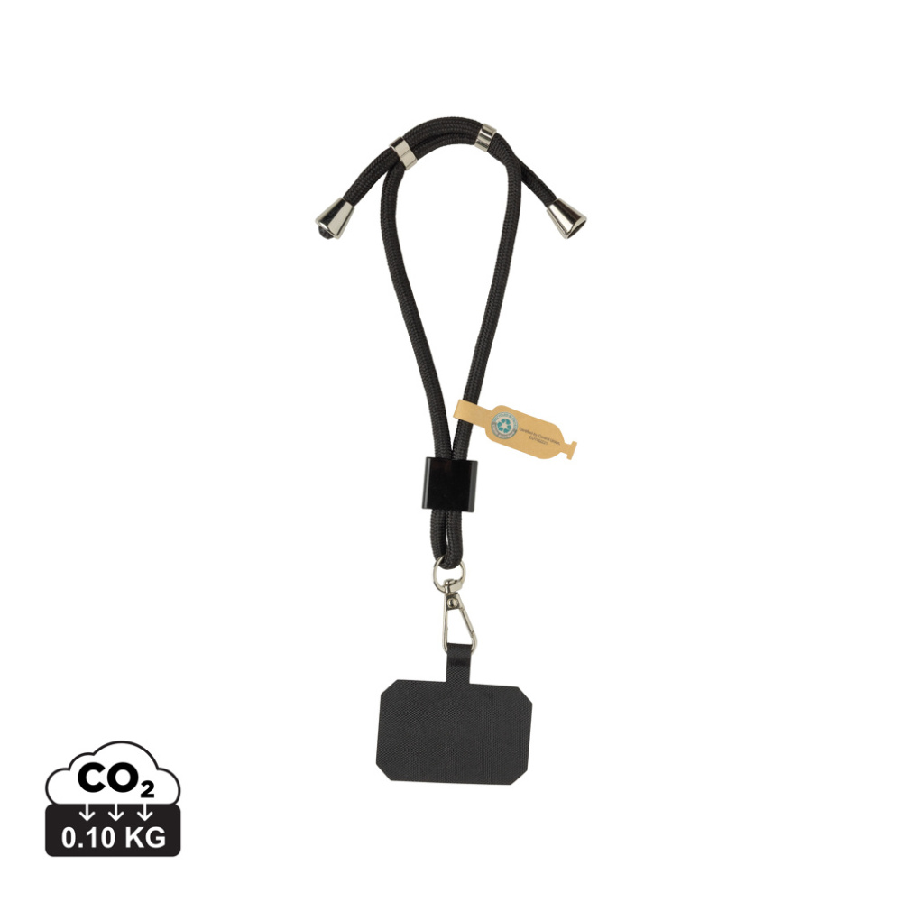 Logo trade promotional items picture of: CarryLoop RCS recycled PET adjustable phone holder wristlet