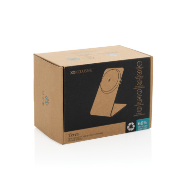 Logotrade business gifts photo of: Terra aluminium 15W magnetic wireless charging phone stand