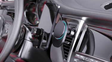 Logotrade corporate gifts photo of: PowerCruze RCS rplastic 15W magnetic charging car holder