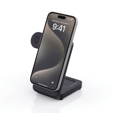 Logo trade promotional products picture of: Urban Vitamin Arcadia RCS rplastic 15W 3in1 magnetic charger