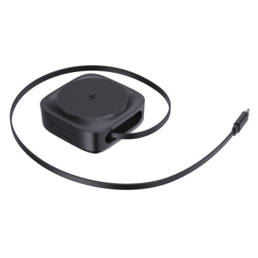 Logo trade promotional gift photo of: Urban Vitamin Goleta 2-in-1 15W magnetic wireless charger