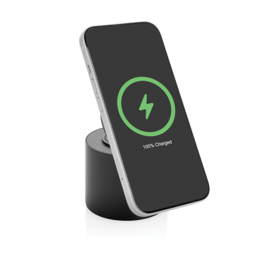 Logo trade corporate gift photo of: Magpulse RCS recycled plastic 3W speaker w/magnetic holder