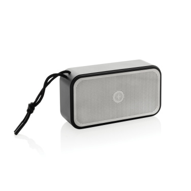 Logotrade promotional item image of: Swiss Peak RCS recycled aluminium 10W bass speaker