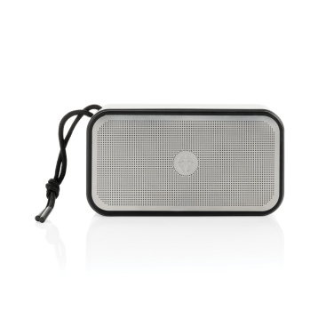 Logotrade corporate gift image of: Swiss Peak RCS recycled aluminium 10W bass speaker