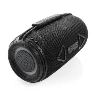 Logo trade promotional items image of: Prisma RCS recycled plastic IPX 4 waterpoof 16W speaker