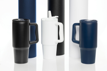 Logo trade promotional merchandise image of: Embrace Leakproof RCS recycled stainless steel tumbler 900ml