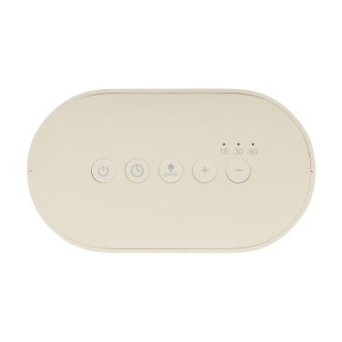 Logo trade promotional giveaways picture of: LumaRise RCS reycled plastic white noise alarm clock