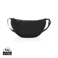 Crescent XL AWARE™ RPET half moon sling bag, black