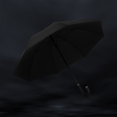 Logo trade advertising products picture of: Swiss Peak Vero Aware™ RPET 25” umbrella w luxe handle