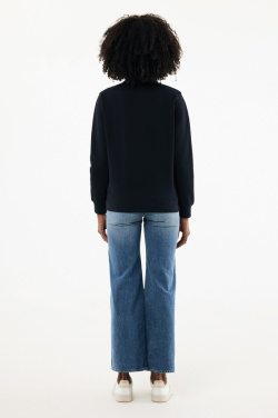 Logo trade promotional item photo of: IQONIQ Elgon recycled cotton quarter zip sweater