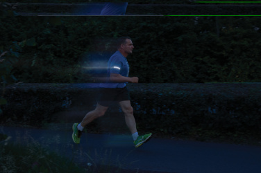 Logo trade promotional gifts image of: Lumi Sprint RCS rplastic LED re-chargeable running light