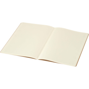 Logotrade promotional item picture of: Slyk A5 kraft cahier notebook with ruled pages