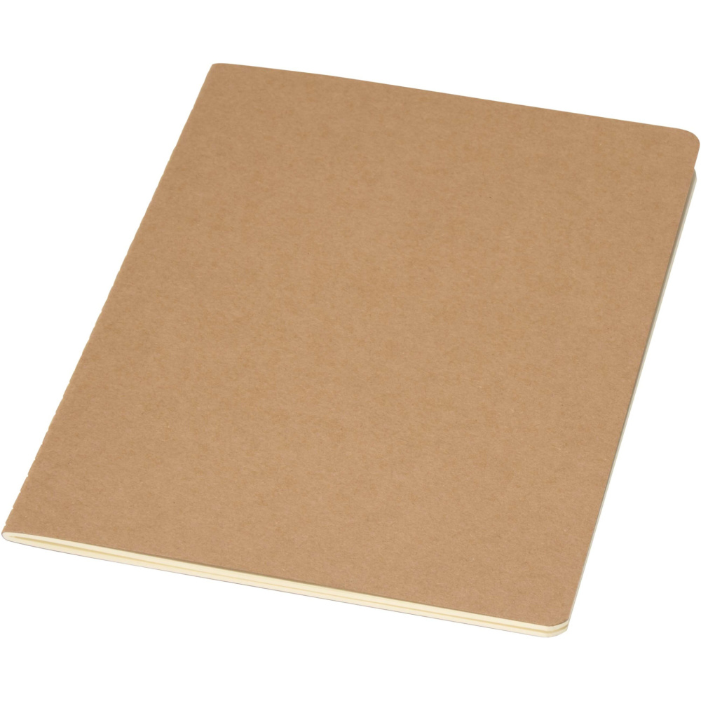 Logo trade promotional gifts picture of: Slyk A5 kraft cahier notebook with dotted pages