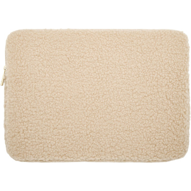 Logo trade advertising product photo of: Bear 13" GRS recycled sherpa laptop sleeve 2L