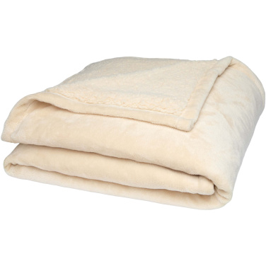 Logotrade advertising product image of: Ashen GRS recycled sherpa blanket