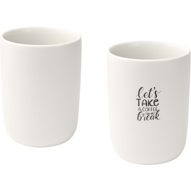 Logo trade promotional gift photo of: Male 350 ml ceramic cups - set of 2