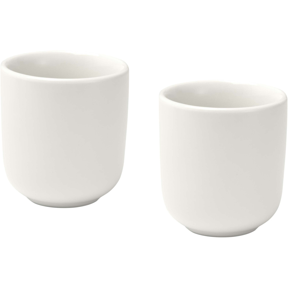 Logo trade promotional gift photo of: Male 90 ml ceramic espresso cups - set of 2