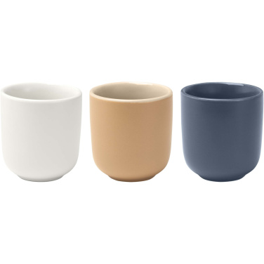 Logotrade promotional giveaway image of: Male 90 ml ceramic espresso cups - set of 2