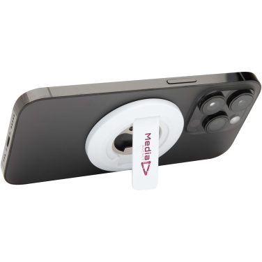 Logo trade promotional giveaways image of: Ain recycled plastic magnetic phone stand with bottle opener