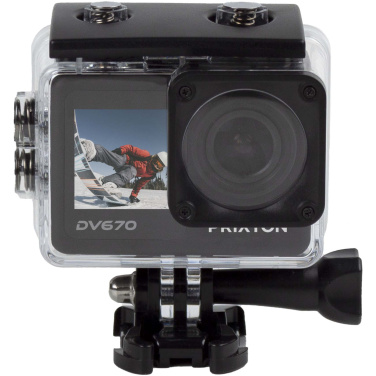 Logo trade promotional giveaways picture of: Prixton DV670 4K dual screen action camera