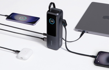 Logotrade promotional gift image of: Anker Power Bank 25.000 mah 165W, Built-in retractable cable