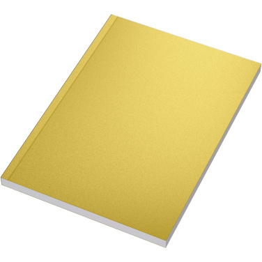 Logo trade advertising products picture of: Novella Austen A5 metallic soft cover notebook - 100 sheets