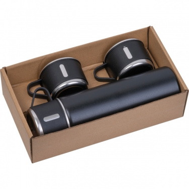 Logo trade corporate gifts image of: Insulated bottle set ICELAND