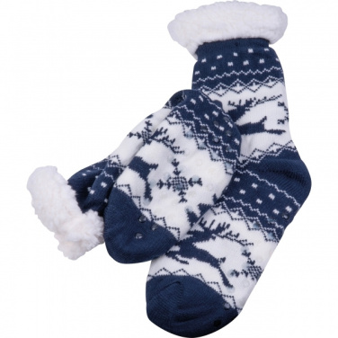 Logo trade promotional merchandise photo of: Christmas socks NATAL