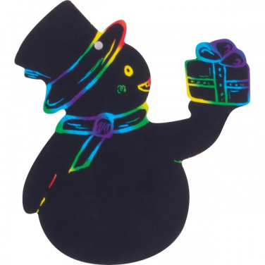 Logo trade promotional merchandise image of: Scratch-off Christmas ornaments SOUTH POLE