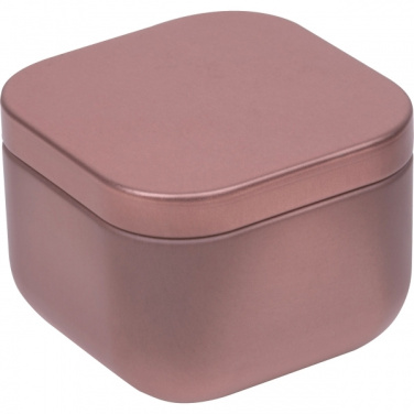 Logotrade promotional gift picture of: Candle in tin PRAGUE