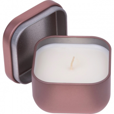 Logotrade promotional gift picture of: Candle in tin PRAGUE