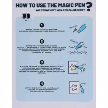 Logotrade promotional giveaway image of: Watercoloring Book ANGERS