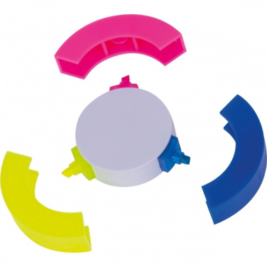 Logotrade promotional products photo of: 3-in-1 Highlighter ANDORRA