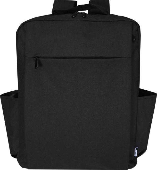 Logotrade business gift image of: Libra 15” GRS recycled laptop backpack 15L